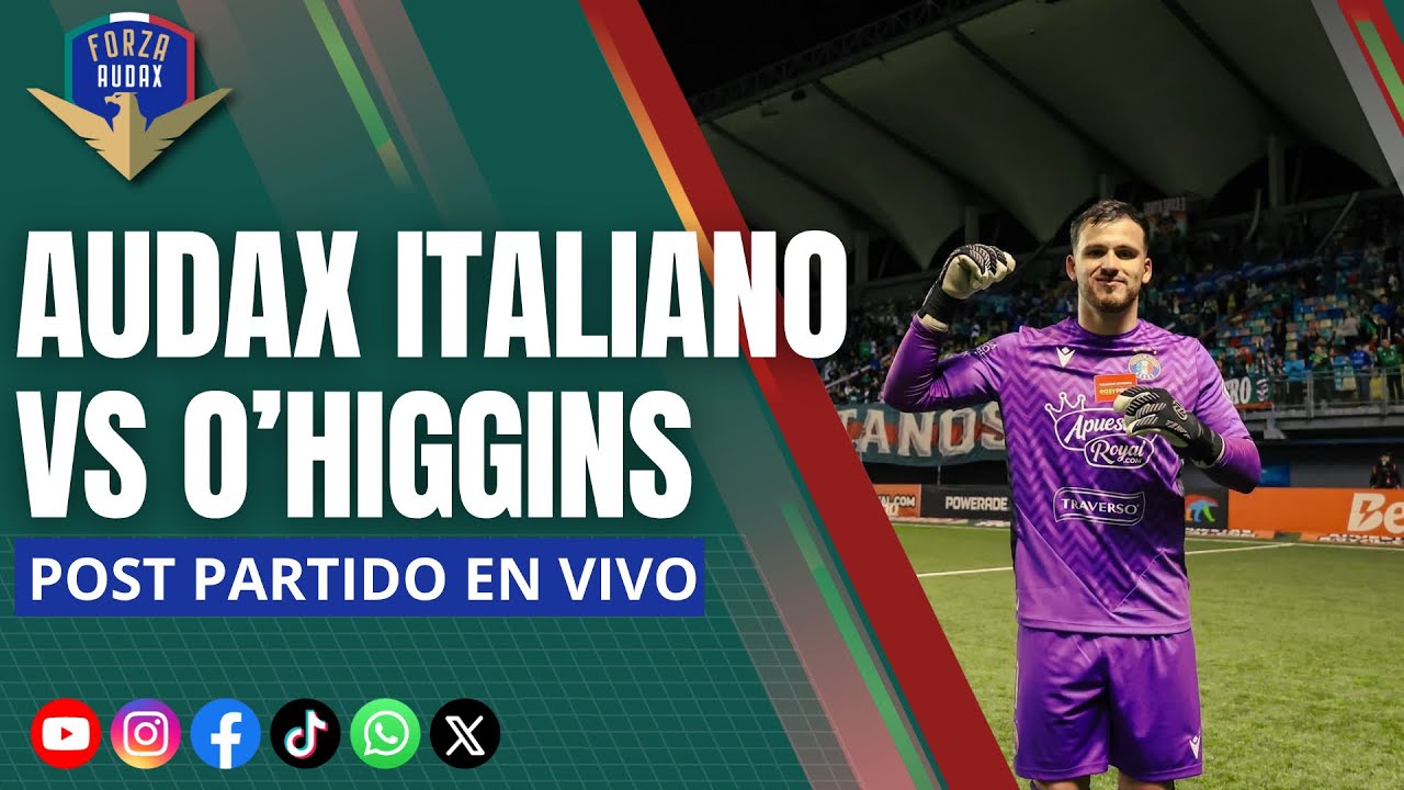 Audax Italiano vs O'Higgins วิดีโอฟุตบอล