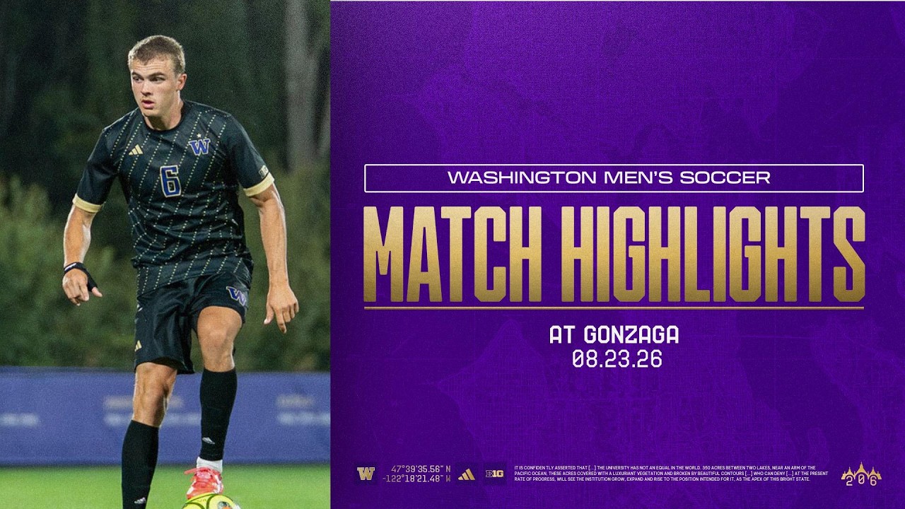 Gonzaga vs Washington ภาพวิดีโอไฮไลท์ฟุตบอล