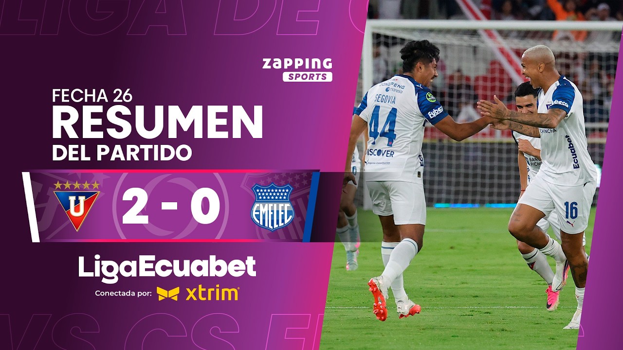 Liga de Quito vs Emelec ภาพวิดีโอไฮไลท์ฟุตบอล