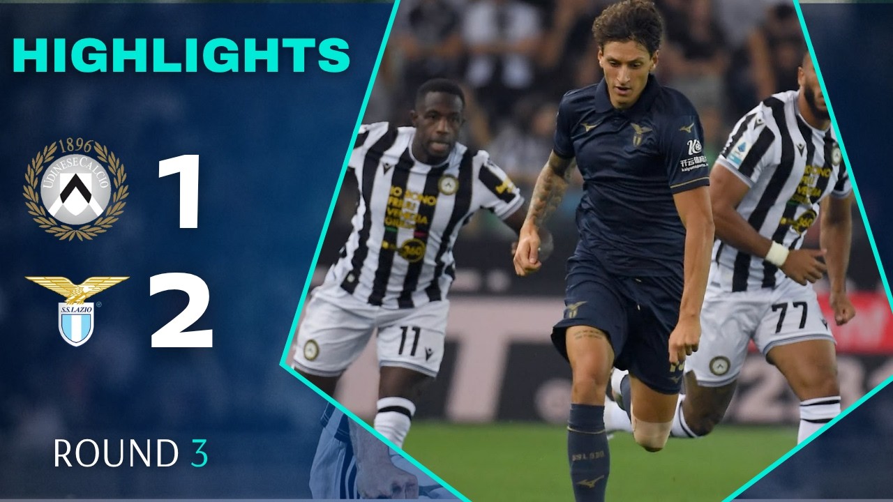 Udinese vs Lazio ภาพวิดีโอไฮไลท์ฟุตบอล