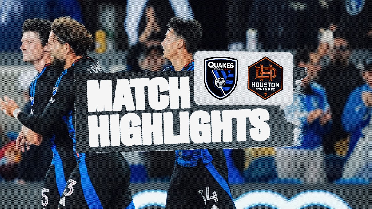 San Jose Earthquakes vs Houston Dynamo FC ภาพวิดีโอไฮไลท์ฟุตบอล