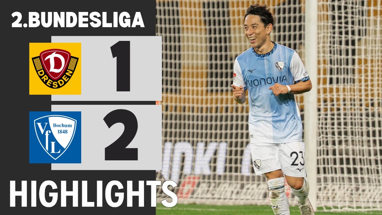 Dynamo Dresden vs VfL Bochum ภาพวิดีโอไฮไลท์ฟุตบอล