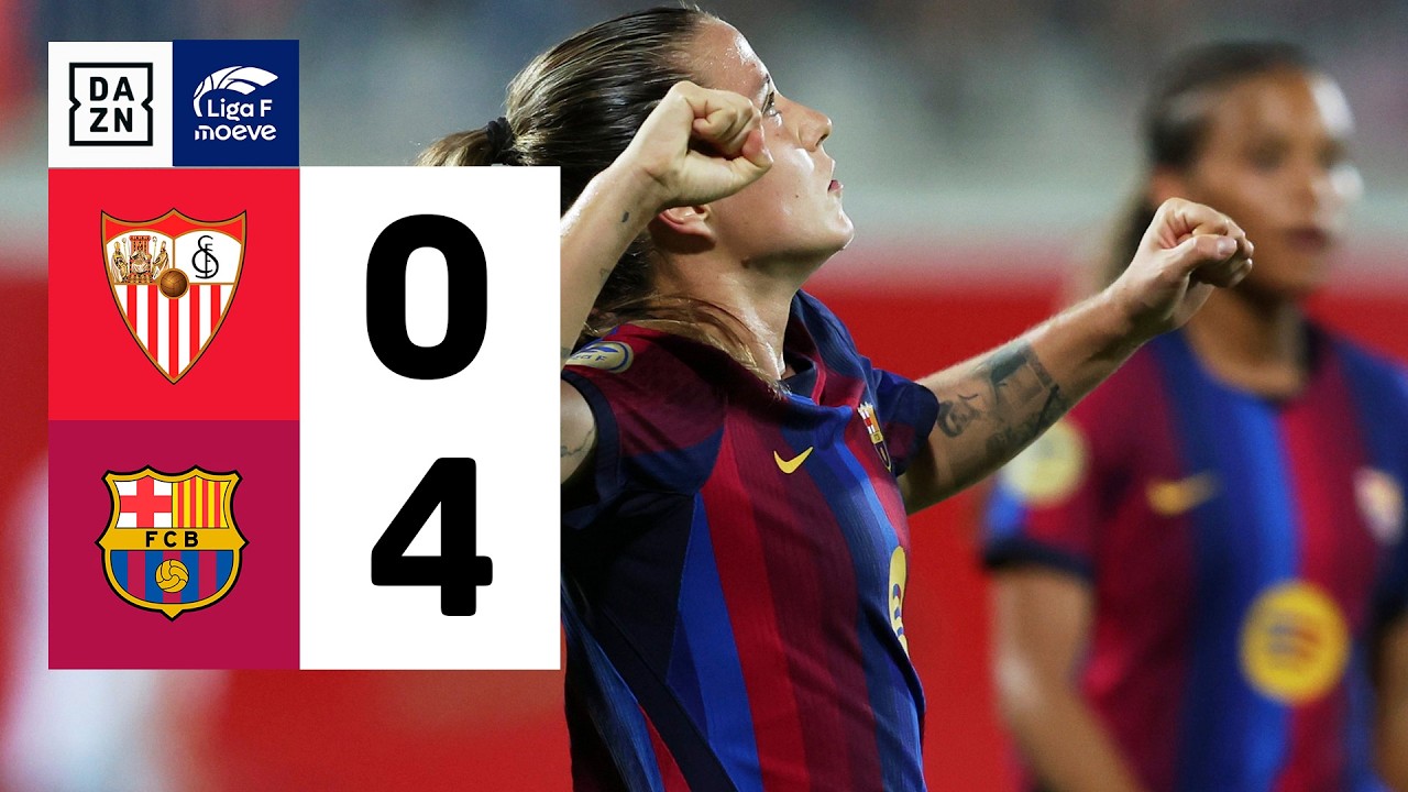 Sevilla vs Barcelona ภาพวิดีโอไฮไลท์ฟุตบอล