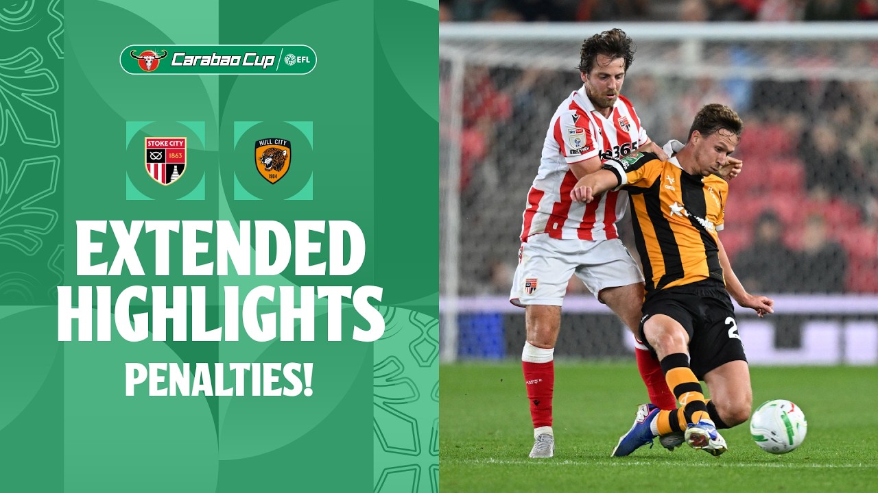 Stoke City vs Hull City ภาพวิดีโอไฮไลท์ฟุตบอล