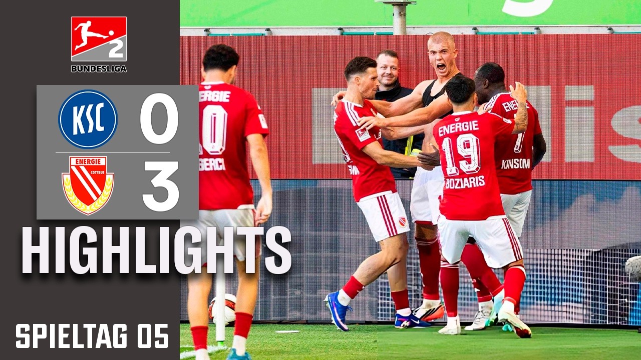 Karlsruher SC vs Energie Cottbus วิดีโอฟุตบอล