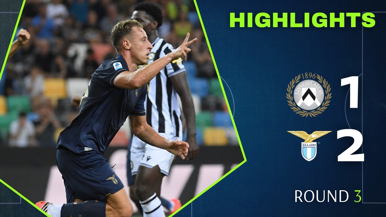 Udinese vs Lazio ภาพวิดีโอไฮไลท์ฟุตบอล