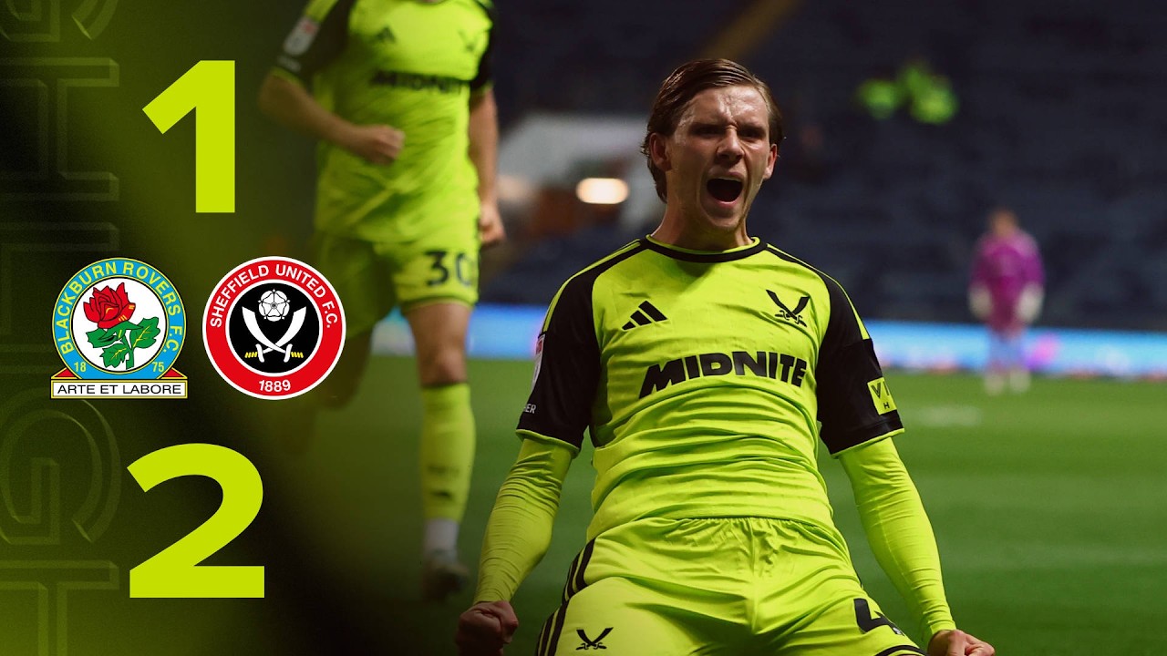 Blackburn Rovers vs Sheffield United ภาพวิดีโอไฮไลท์ฟุตบอล