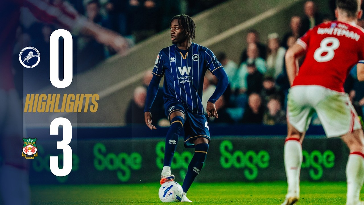 Millwall vs Wrexham ภาพวิดีโอไฮไลท์ฟุตบอล