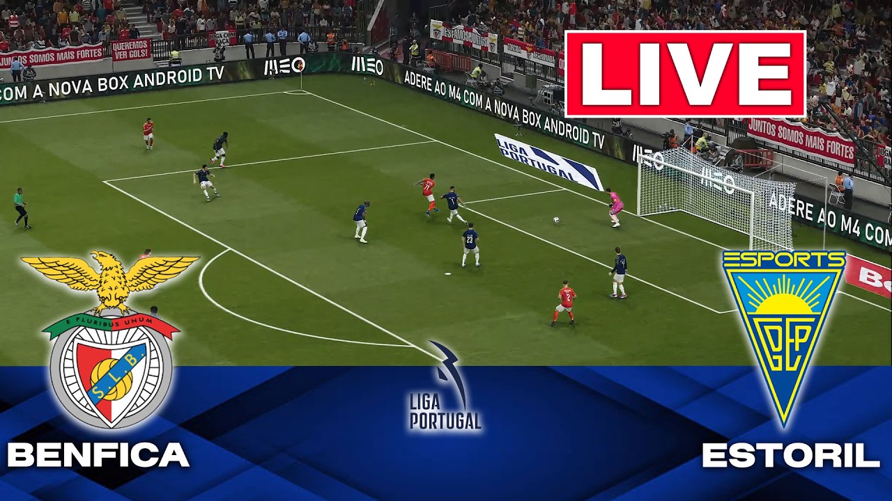 🔴LIVE: Benfica vs Estoril | Liga Portugal 2026 | Full Match Streaming ภาพถ่ายทอดสดฟุตบอล