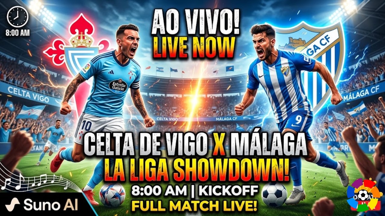 Celta Vigo vs Málaga ภาพถ่ายทอดสดฟุตบอล