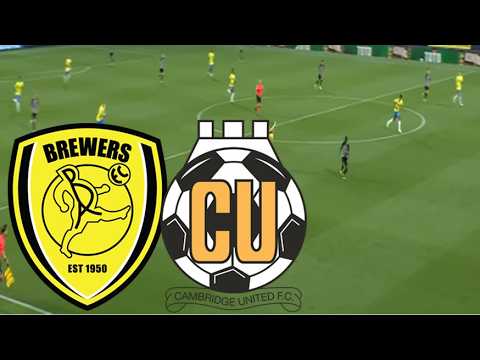 Burton Albion vs Cambridge United ภาพถ่ายทอดสดฟุตบอล