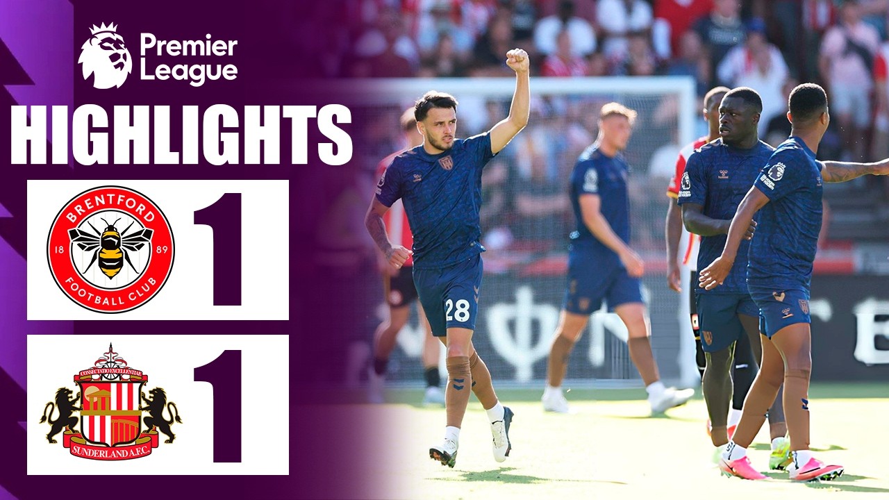 Brentford vs Sunderland ภาพวิดีโอไฮไลท์ฟุตบอล