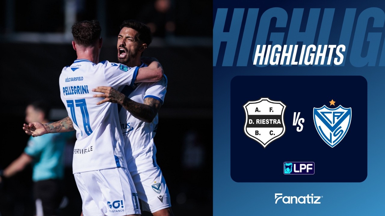 Deportivo Riestra vs Vélez Sarsfield ภาพวิดีโอไฮไลท์ฟุตบอล