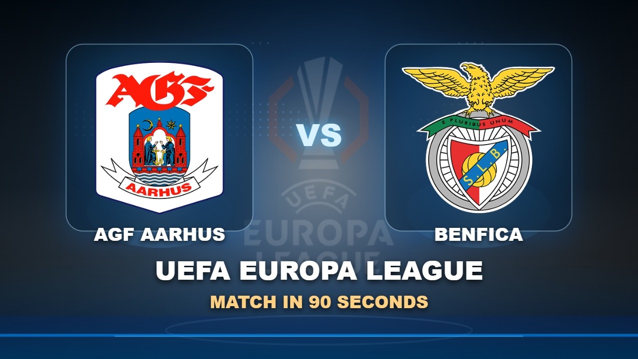 AGF vs Benfica วิดีโอฟุตบอล