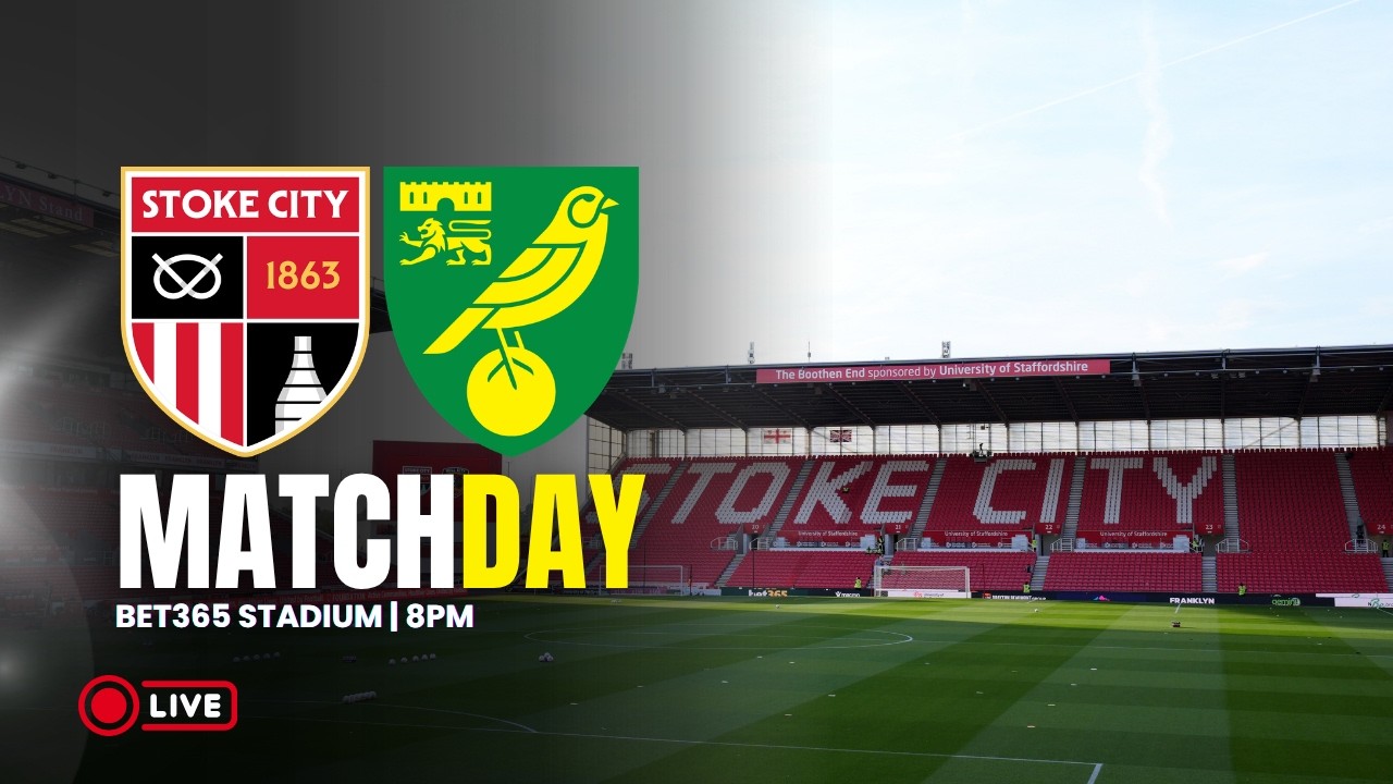 Stoke City vs Norwich City ภาพถ่ายทอดสดฟุตบอล