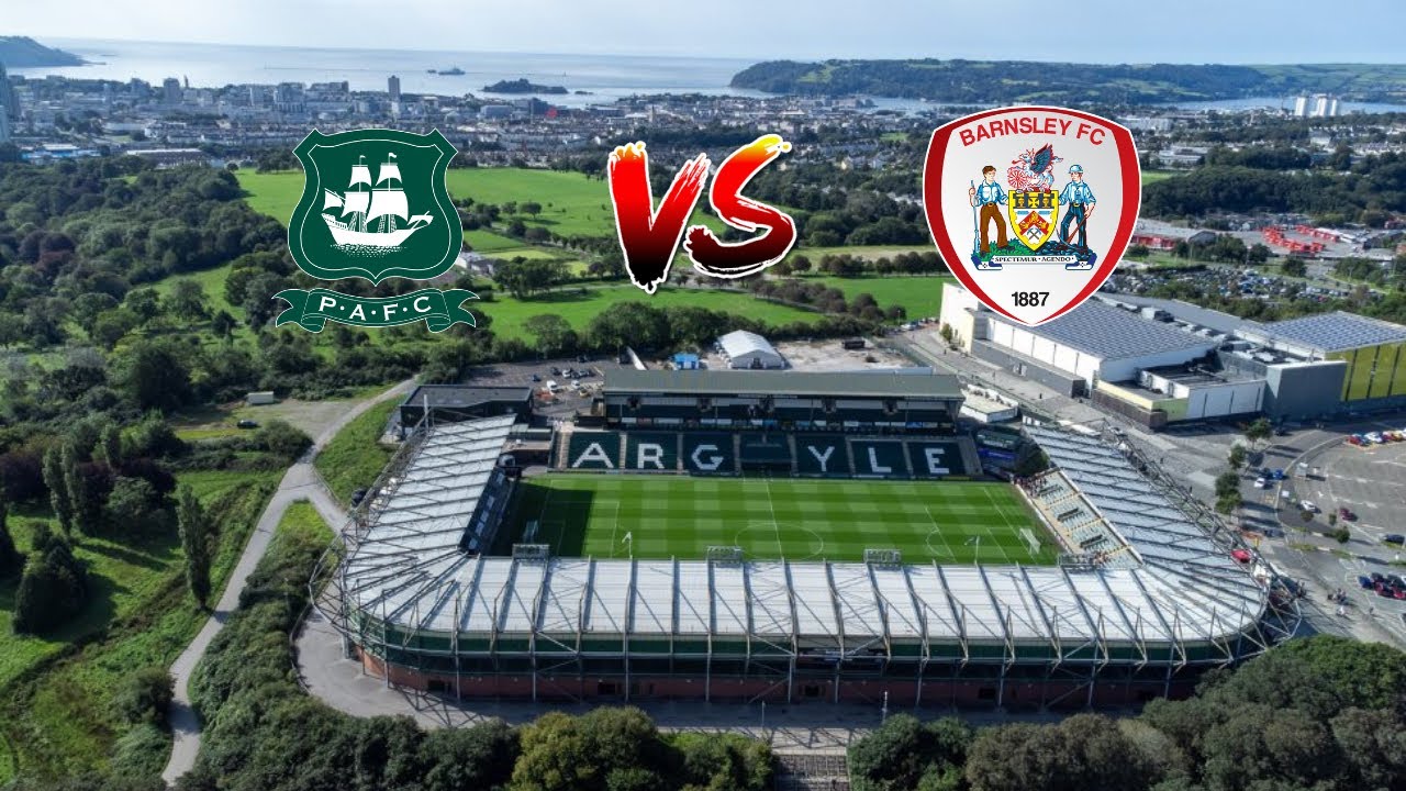 Plymouth Argyle vs Barnsley ภาพถ่ายทอดสดฟุตบอล