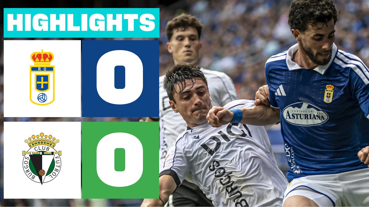 Real Oviedo vs Burgos ภาพวิดีโอไฮไลท์ฟุตบอล