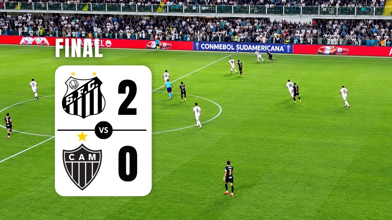 Santos vs Atlético-MG วิดีโอฟุตบอล