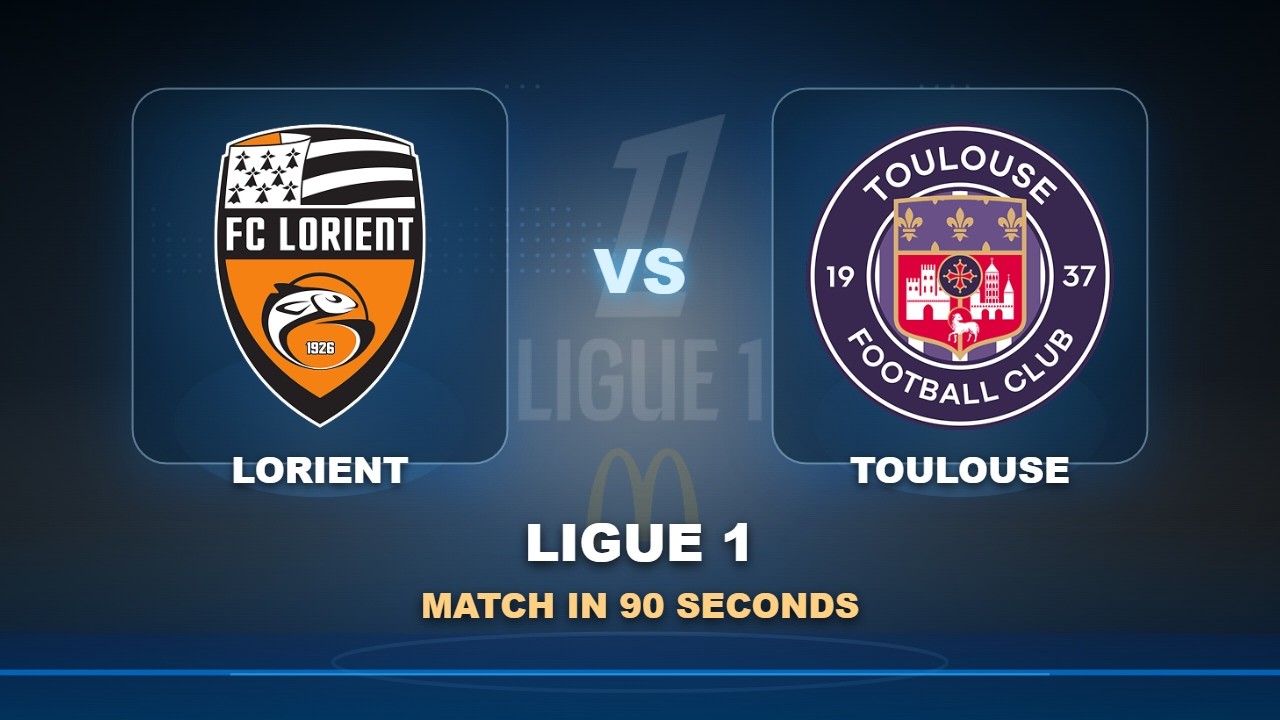 Lorient vs Toulouse วิดีโอฟุตบอล