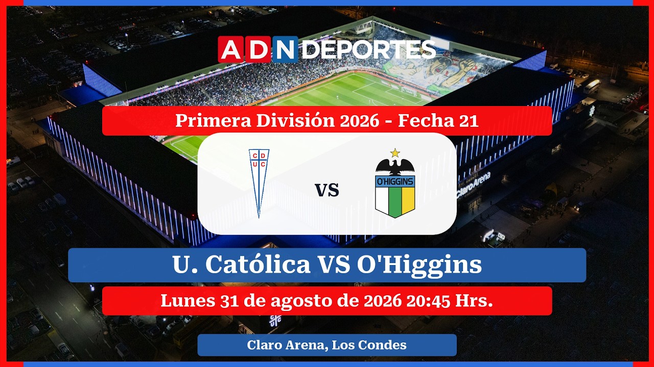 Universidad Católica vs O'Higgins วิดีโอฟุตบอล