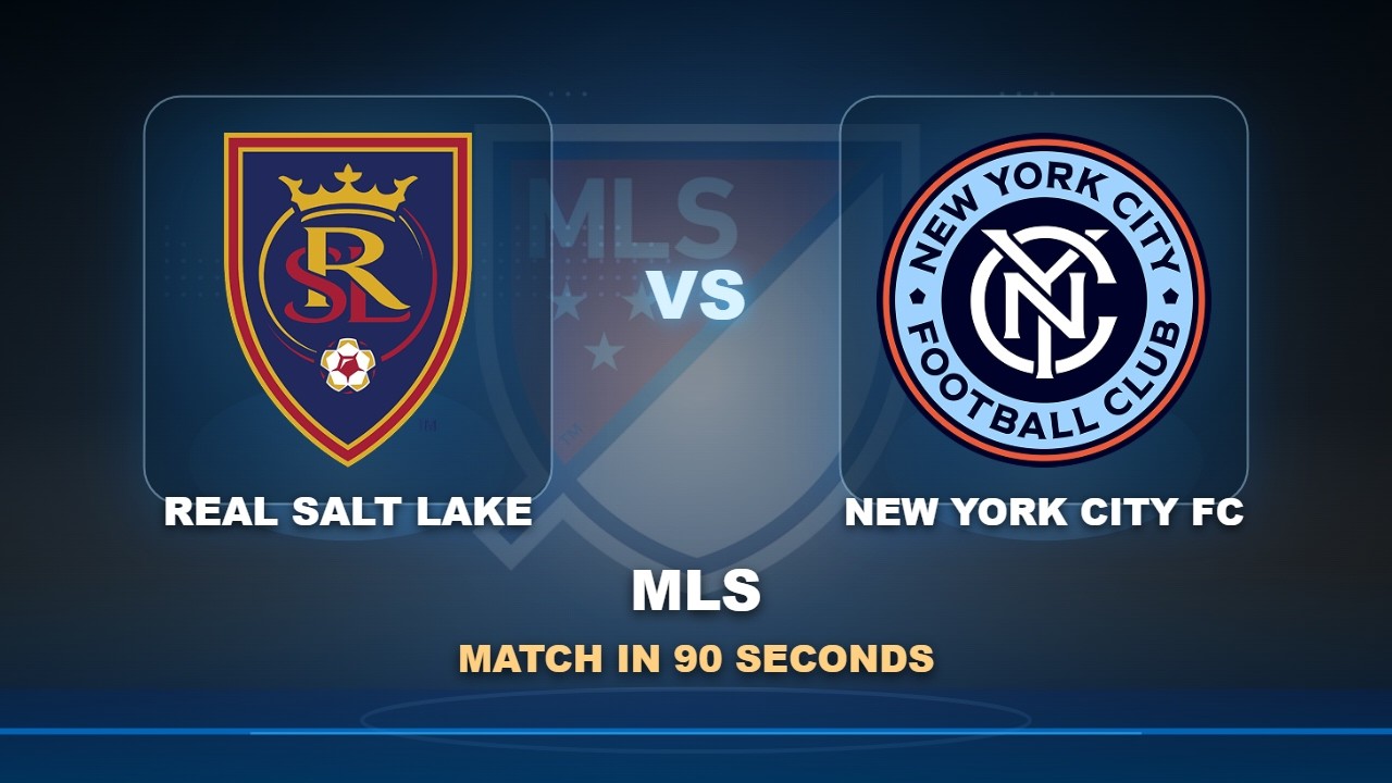 Real Salt Lake vs New York City FC ภาพวิดีโอไฮไลท์ฟุตบอล