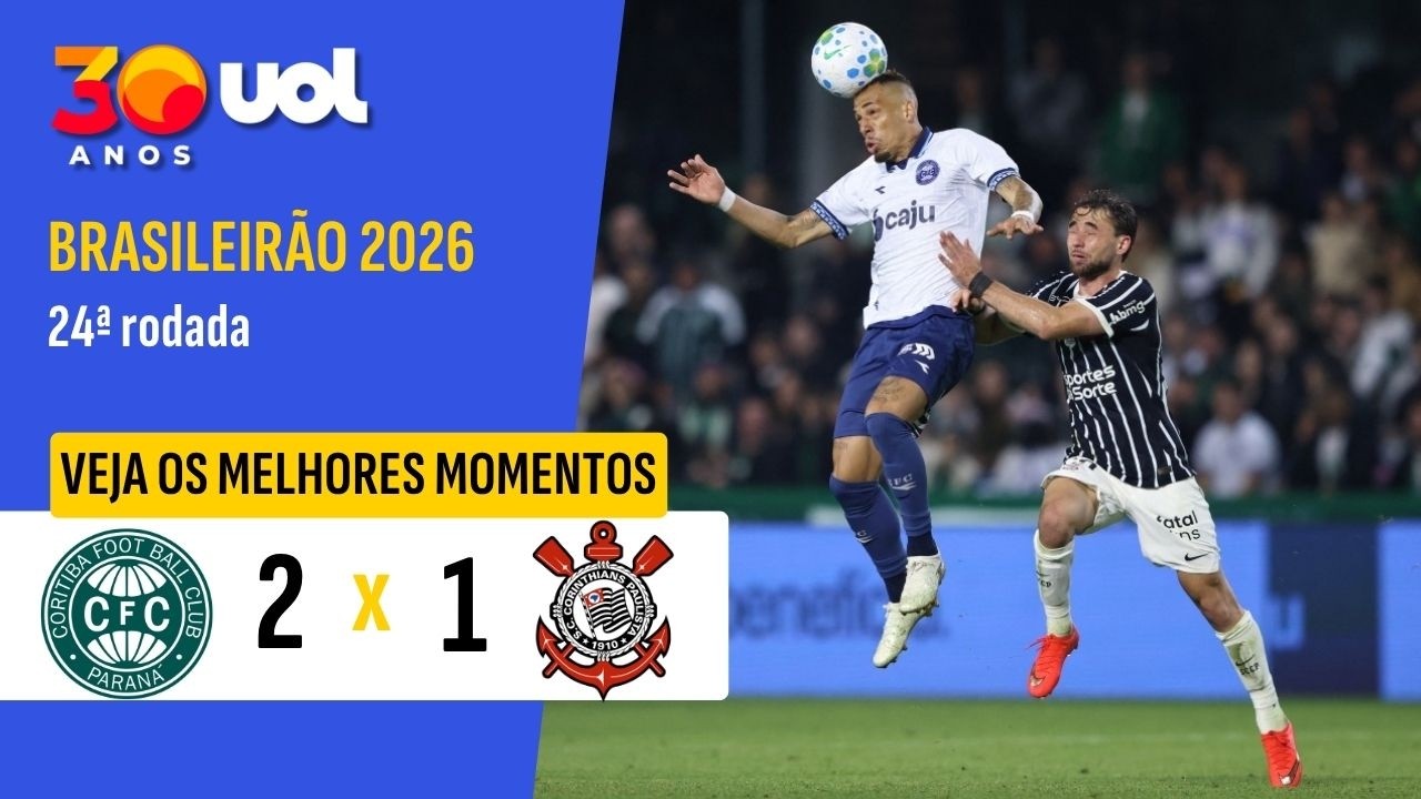 Coritiba vs Corinthians ภาพวิดีโอไฮไลท์ฟุตบอล