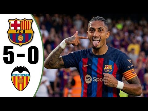 Valencia vs Barcelona ภาพวิดีโอไฮไลท์ฟุตบอล