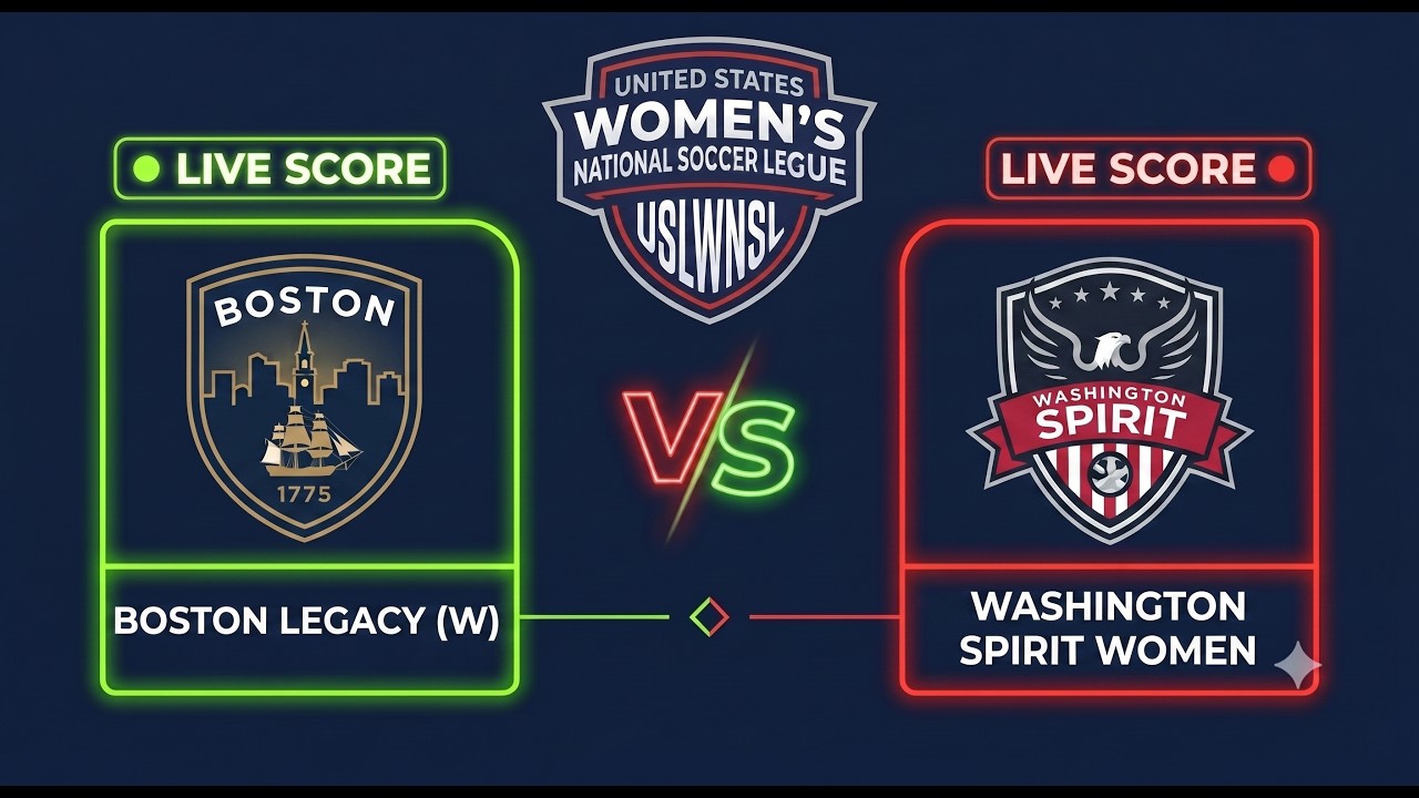 Washington Spirit vs Boston Legacy FC ภาพถ่ายทอดสดฟุตบอล
