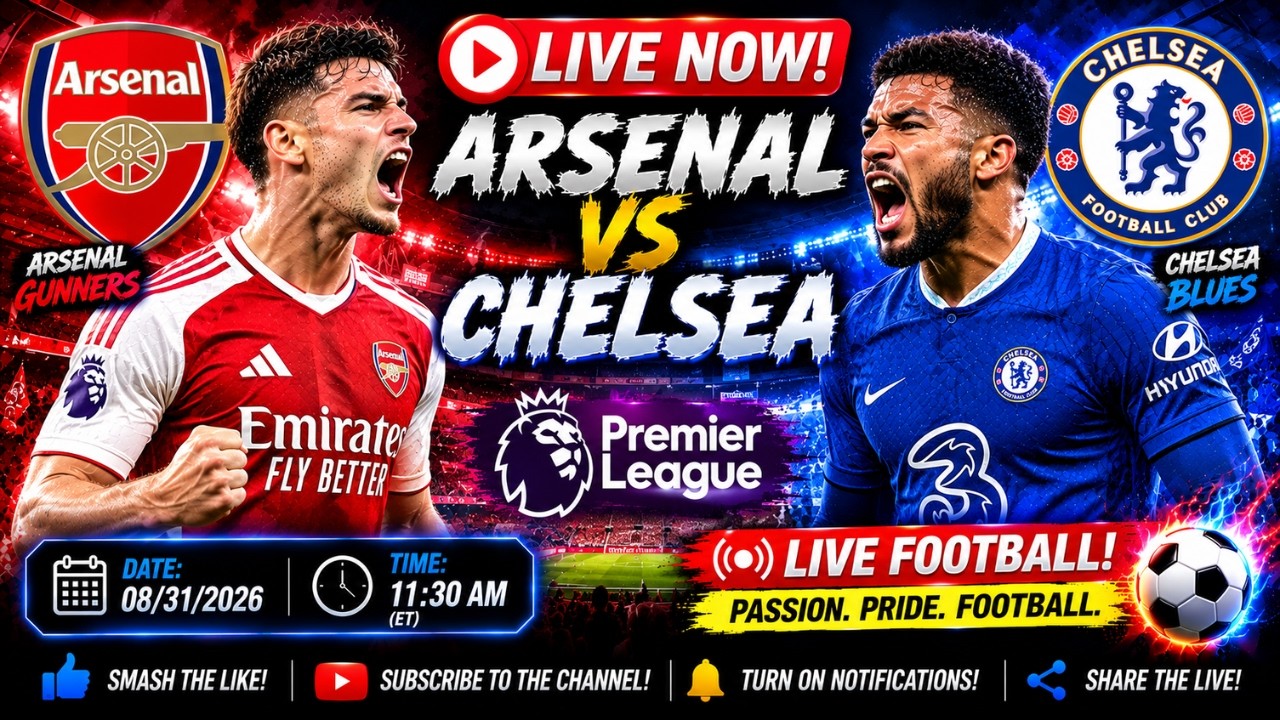 Arsenal vs Chelsea ภาพถ่ายทอดสดฟุตบอล