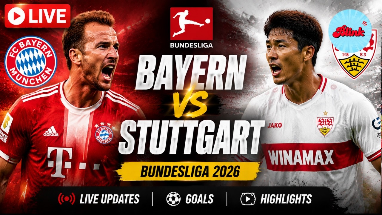 Bayern Munich vs VfB Stuttgart ภาพถ่ายทอดสดฟุตบอล