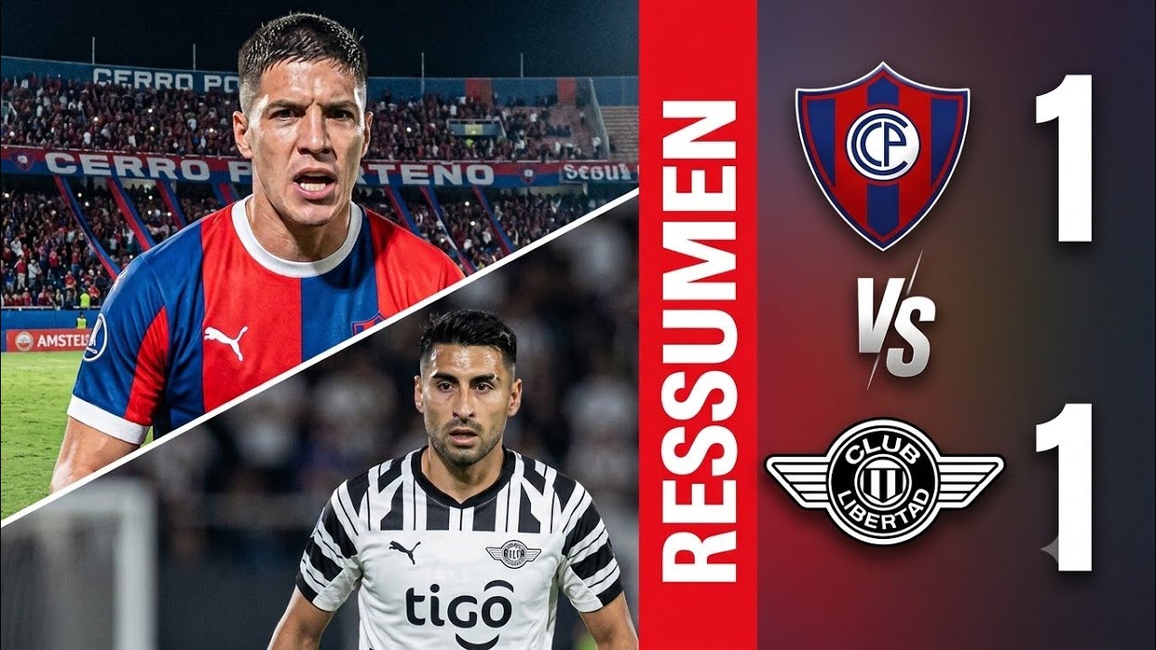 Cerro Porteño vs Libertad ภาพวิดีโอไฮไลท์ฟุตบอล