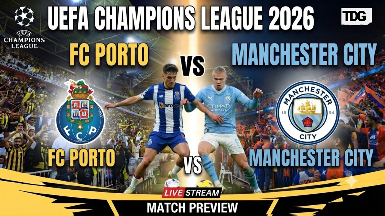 FC Porto vs Manchester City ภาพถ่ายทอดสดฟุตบอล