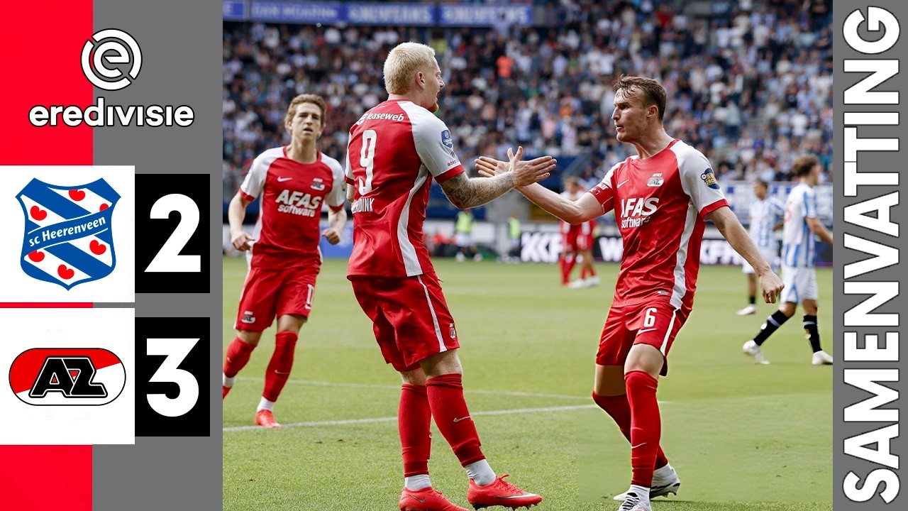 Heerenveen vs AZ Alkmaar วิดีโอฟุตบอล
