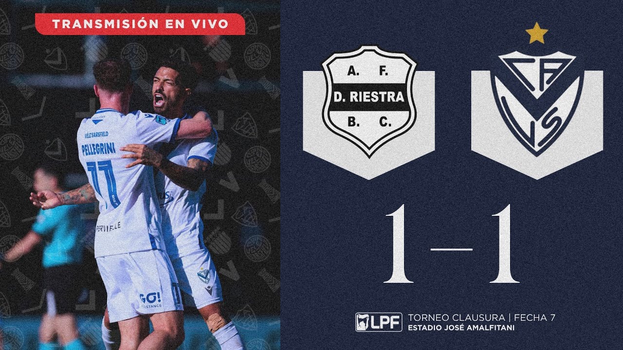 Deportivo Riestra vs Vélez Sarsfield ภาพวิดีโอไฮไลท์ฟุตบอล