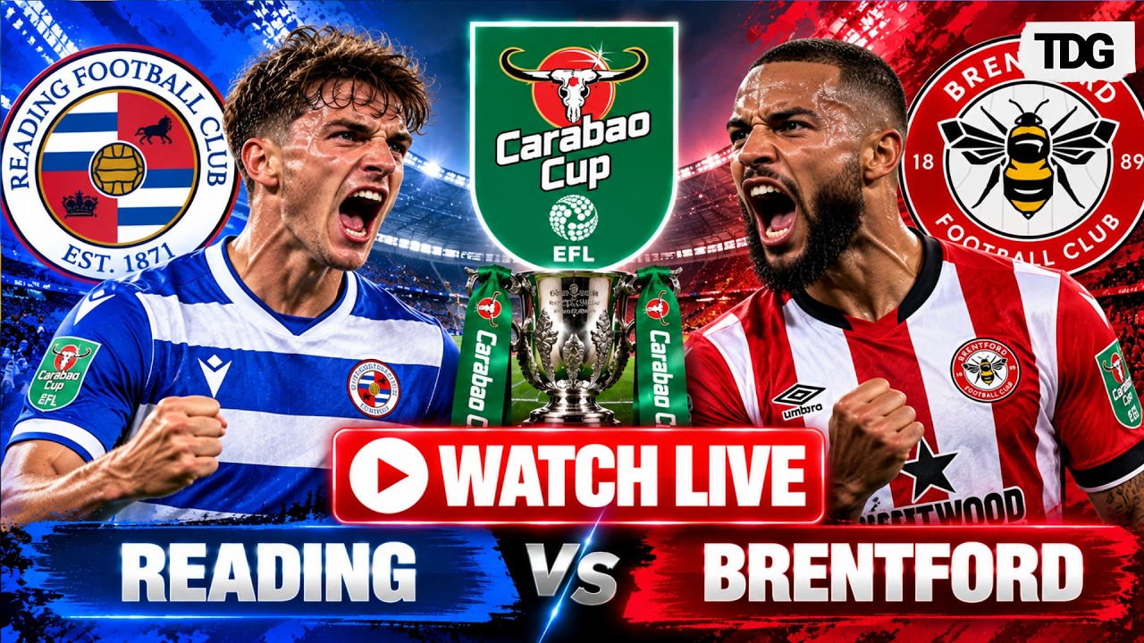 Reading vs Brentford ภาพถ่ายทอดสดฟุตบอล