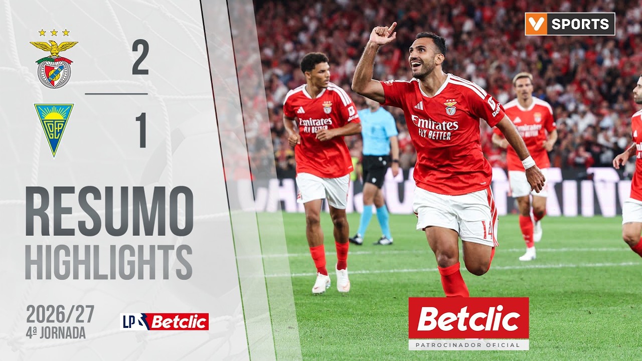 Benfica vs Estoril ภาพวิดีโอไฮไลท์ฟุตบอล