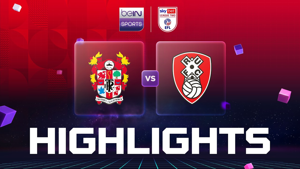 Tranmere Rovers vs Rotherham United ภาพวิดีโอไฮไลท์ฟุตบอล