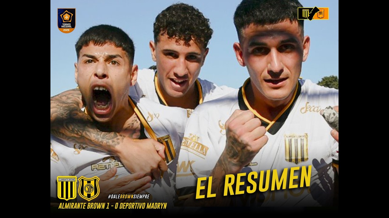 Almirante Brown vs Deportivo Madryn ภาพวิดีโอไฮไลท์ฟุตบอล