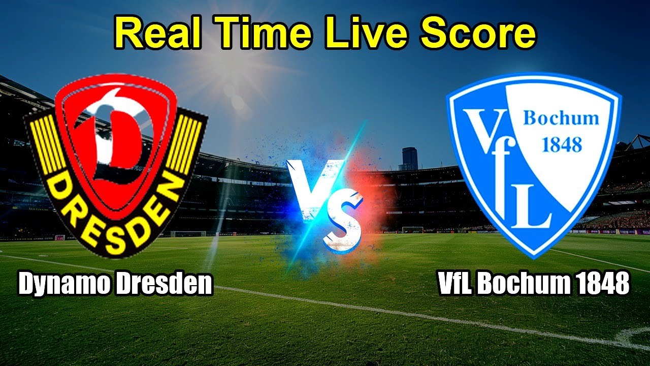 Dynamo Dresden vs VfL Bochum 1848 Live Score - German Bundesliga 2 ภาพถ่ายทอดสดฟุตบอล