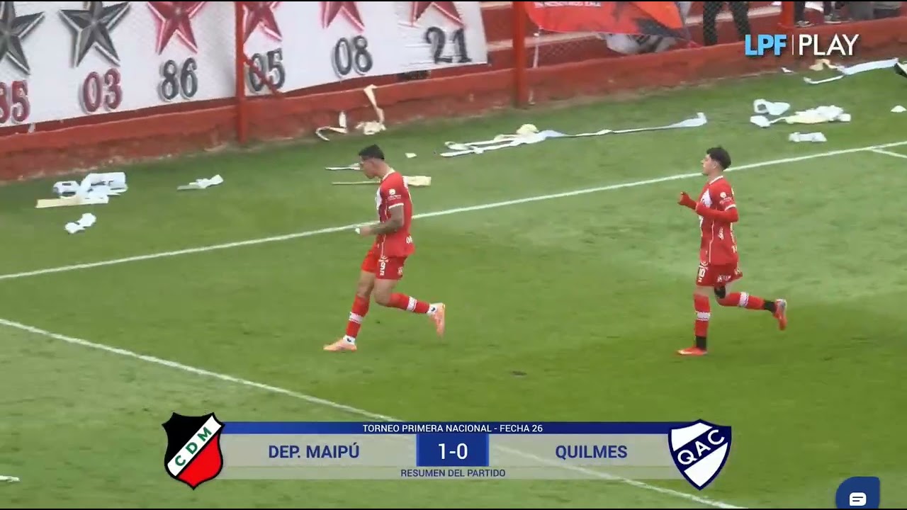 Deportivo Maipú vs Quilmes ภาพวิดีโอไฮไลท์ฟุตบอล