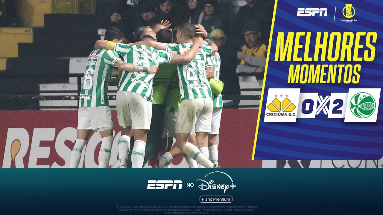 Criciúma vs Juventude วิดีโอฟุตบอล
