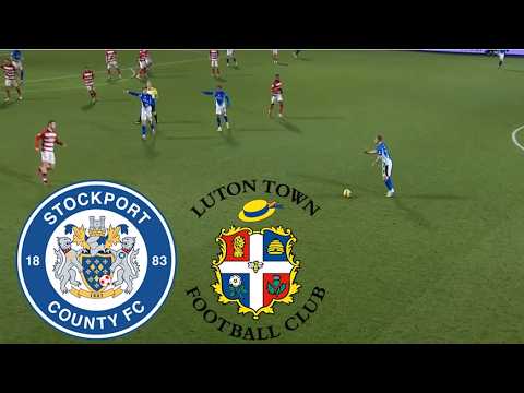 Luton Town vs Stockport County ภาพวิดีโอไฮไลท์ฟุตบอล