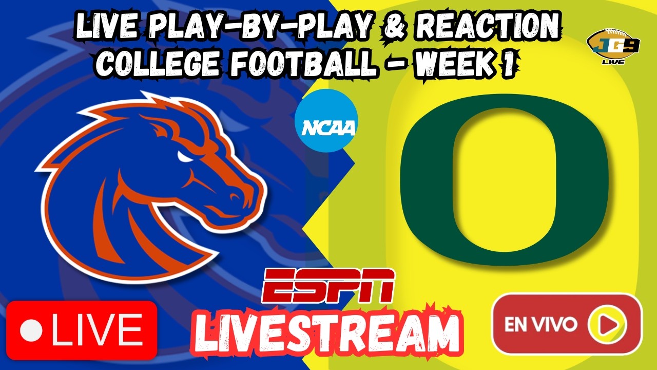 Boise State vs Oregon | College Football | CBS | Week 1 | LIVESTREAM | LIVE ภาพถ่ายทอดสดฟุตบอล