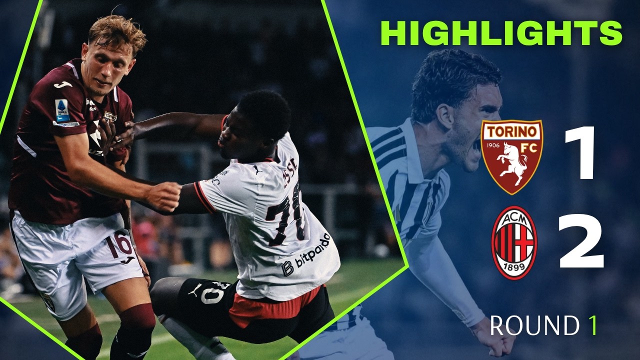 Torino vs AC Milan ภาพวิดีโอไฮไลท์ฟุตบอล
