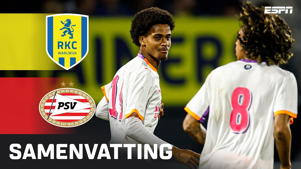 RKC Waalwijk vs Jong PSV วิดีโอฟุตบอล