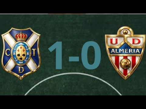 Tenerife vs Almería ภาพวิดีโอไฮไลท์ฟุตบอล