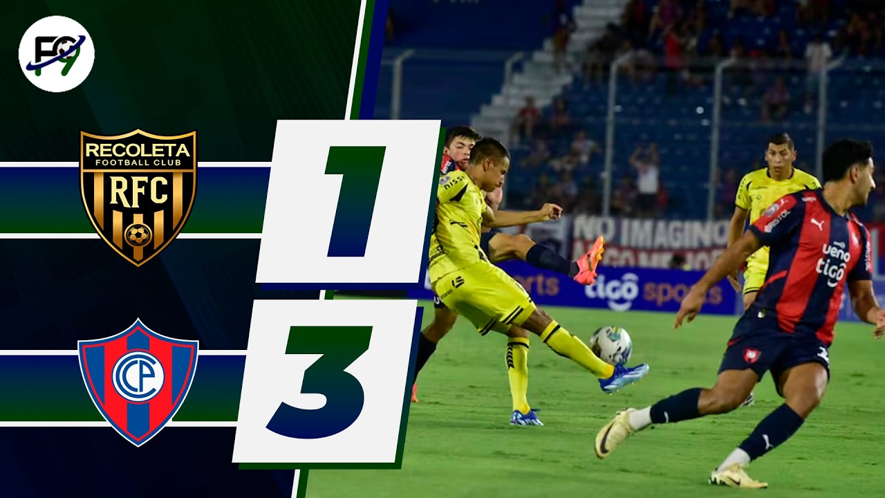 Deportivo Recoleta vs Cerro Porteño ภาพวิดีโอไฮไลท์ฟุตบอล