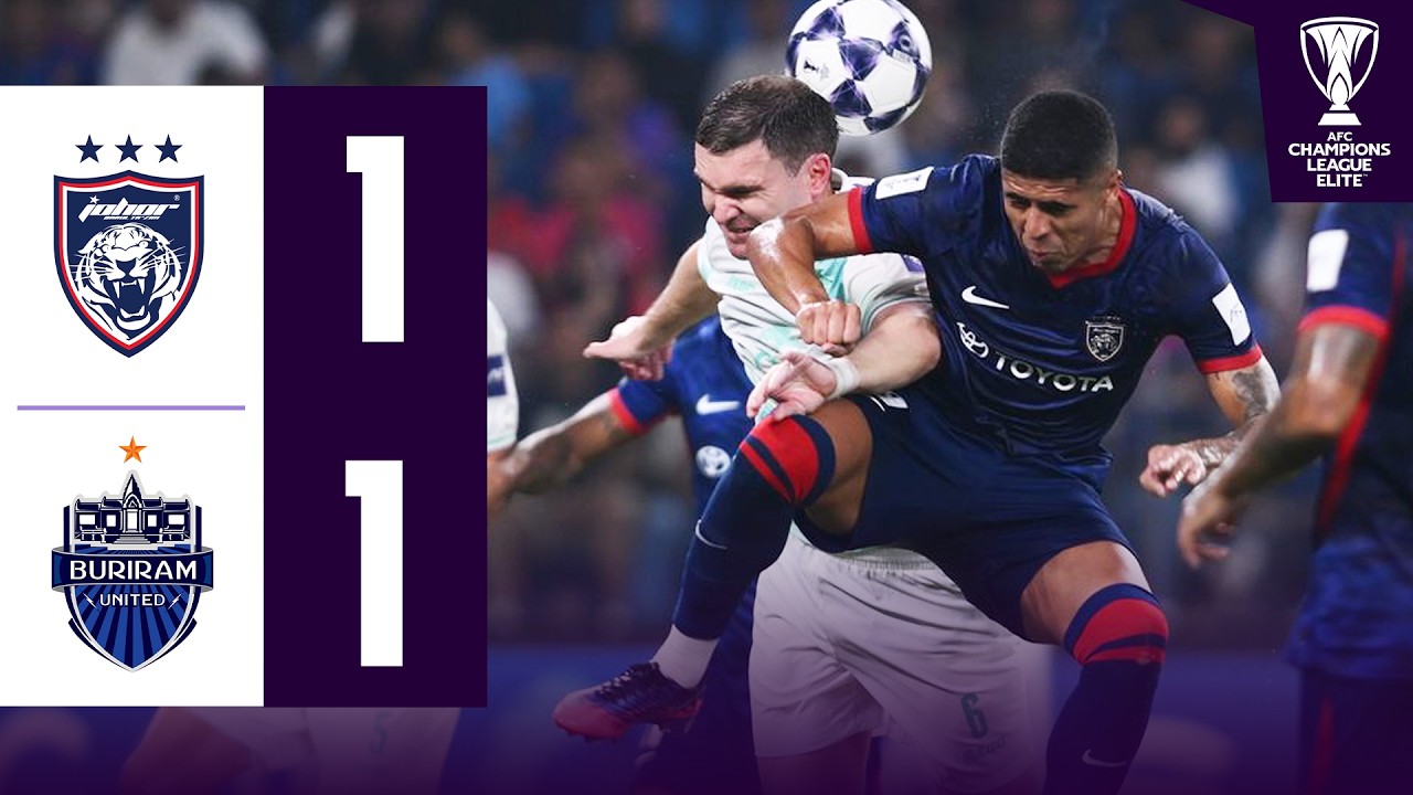 Johor Darul Ta'zim vs Buriram United วิดีโอฟุตบอล
