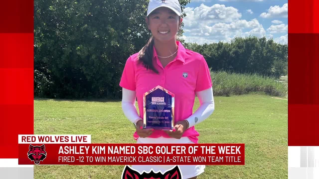 Red Wolves Live: Women's Soccer falls to South Alabama, Ashley Kim SBC Golfer of the Week ภาพถ่ายทอดสดฟุตบอล