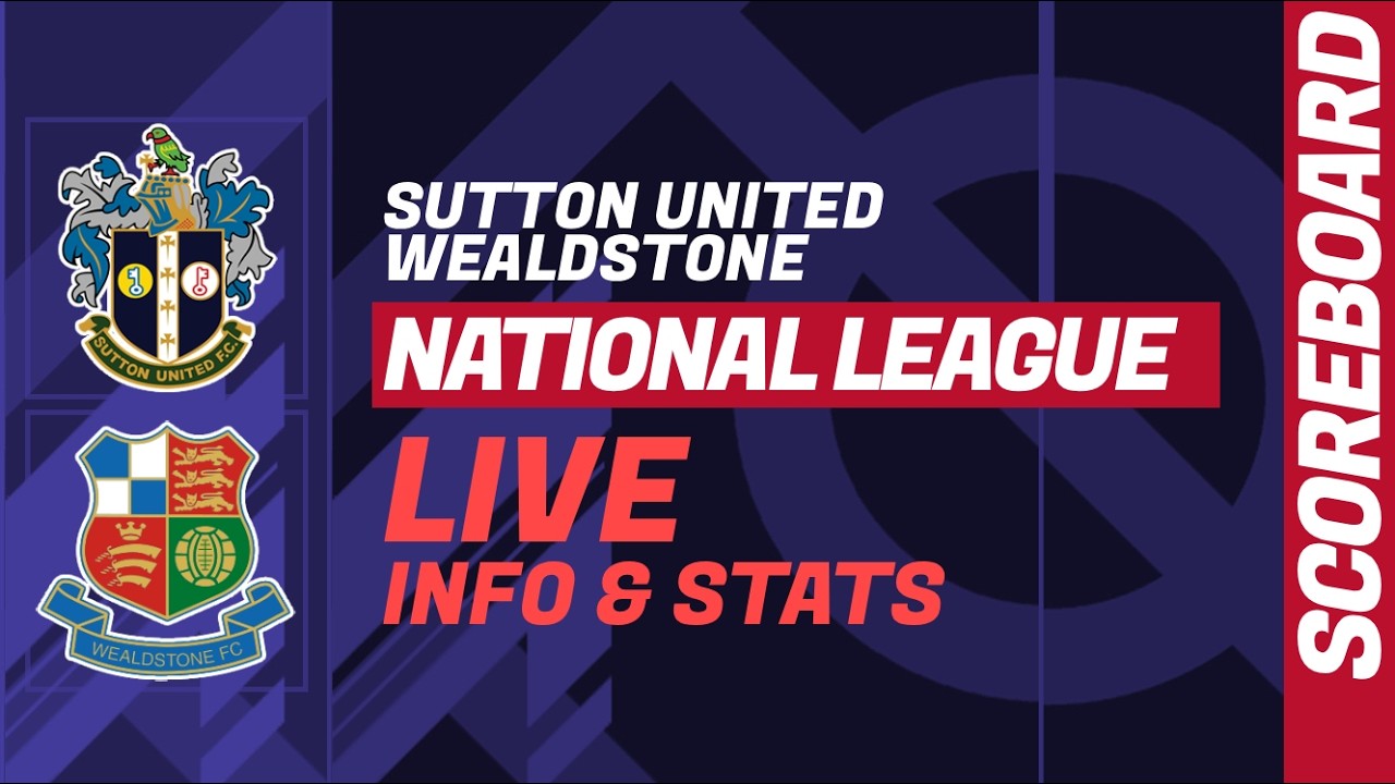 Sutton United vs Wealdstone ภาพถ่ายทอดสดฟุตบอล